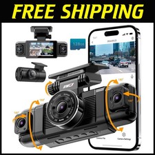 5G WiFi  APP Control, Night Vision, Left Right Dash Cam