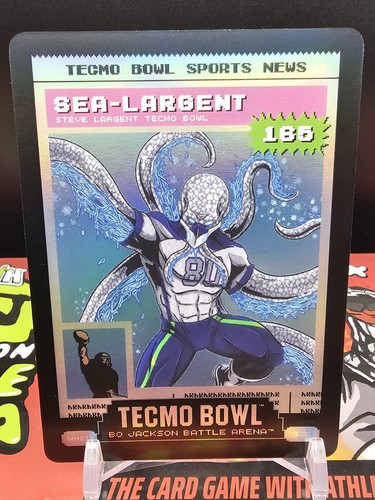 Bo Jackson Battle Arena Tecmo Bowl News Sea-Largent (Steve Largent) Ice SP