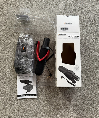 CoMica CVM-V30 PRO On Camera Video Microphone Directional Condenser Shotgun