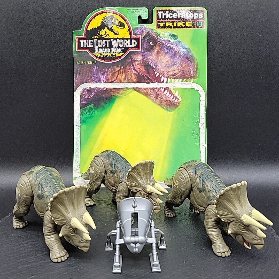 Triceratops Trike JP44 Figures Lot The Lost World Jurassic Park