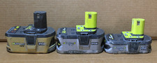 LOT OF 3 RYOBI One 18V Lithium Ion Batteries P104-P107-P108 FOR PARTS/ REPAIR