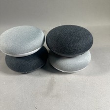 Lot of 4 Google Home Mini H0A H2C Wireless Assistant Smart Speaker Misc Colors