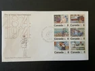 Canada 1974 #639a 8c Centenary Of Letter Carrier Delivery - FDC