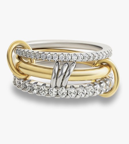 GP Two Tone 14K Gold Ring SZ 7