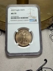 2022 G$25 Dollar 1 /2 oz Gold American Eagle Coin NGC MS70 Brown Label