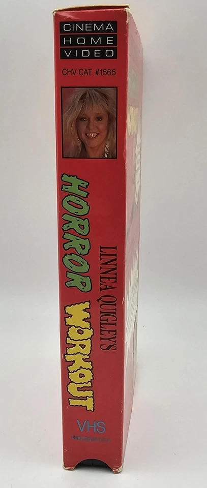 Linnea Quigley's Horror Workout VHS Cassette 1990 Cinema Home Video RARE Foto 4 de 4