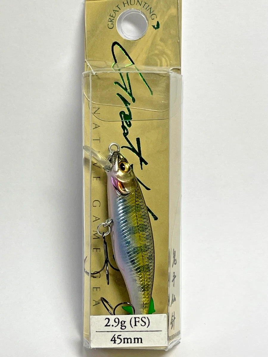 Leurre Megabass GH50 Flat Side 4g Coulant Mat Tiger - Pêche Freshwater