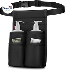 Massage Bottle Bag, Professional Massage Therapist Holster for 2 Bottles, Lotion
