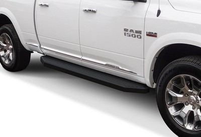 APS Black Flat Running Boards Style Fit 09-18 Dodge Ram 1500 2500 3500 Crew Cab