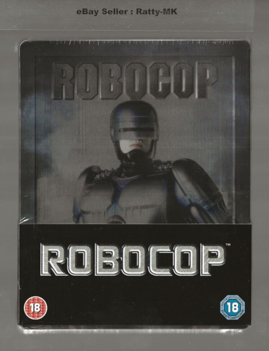 ROBOCOP (1987) - UK EXCLUSIVE BLU RAY + DVD STEELBOOK - NEW & SEALED