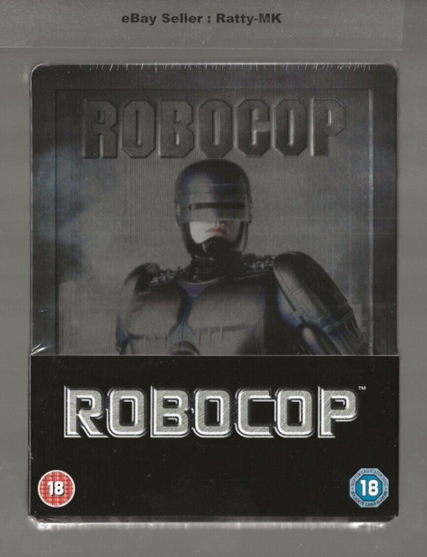 ROBOCOP (1987) - UK EXCLUSIVE BLU RAY + DVD STEELBOOK - NEW & SEALED