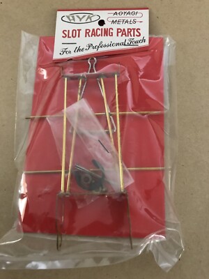 Riko/AYK Messing Space Frame Chassis - Slotcar/Scalextric inkl. Lager Oldtimer M/B