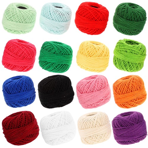 16 Rolls Gentle Strong Embroidery Cotton Thread DIY - Picture 12 of 12