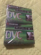 2 FUJIFILM Digital Video Cassettes DVM MiniDV SP 60 LP 90 Factory Sealed New