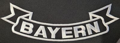 BAYERN ROCKER Rückenpatch BIKER RÜCKENSCHLEIFE Motorrad Chopper Custom 125