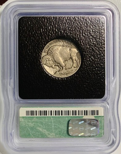 1913-D Buffalo Nickel 5c ICG AU53- Type 1 - Picture 2 of 2