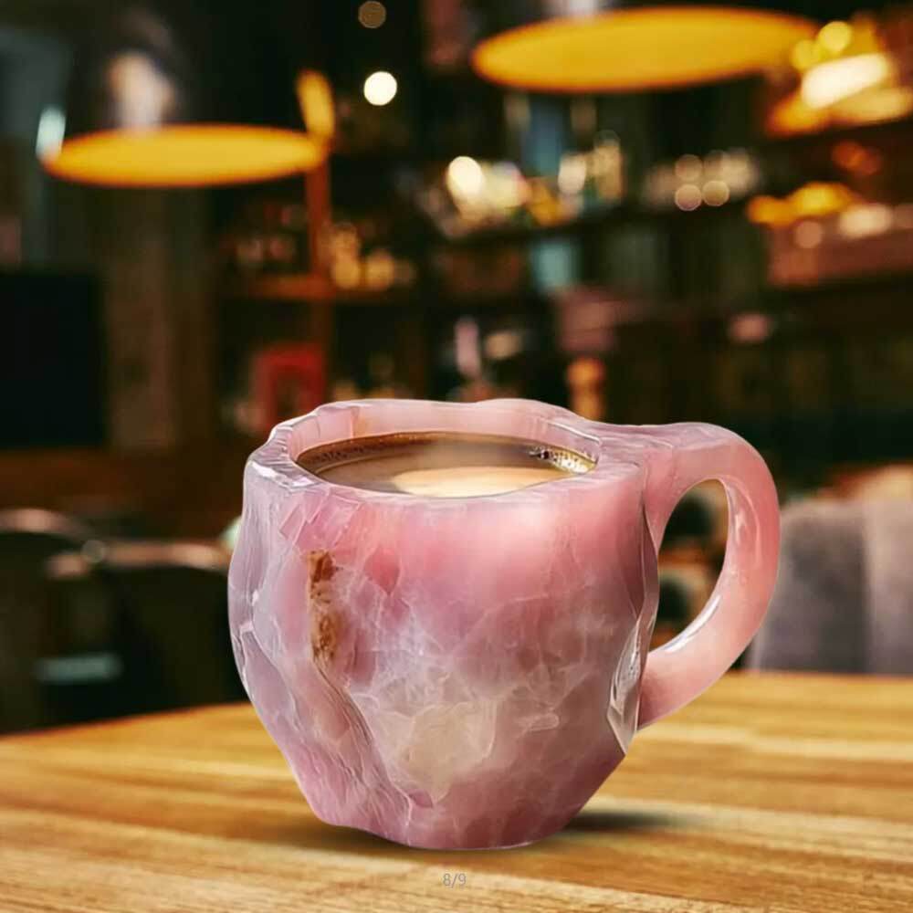 Imitation mineral crystal coffee resin water cup