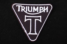 Capital T Triumph  Iron/Sew On Patch - Biker - Ton Up Boys -  No727