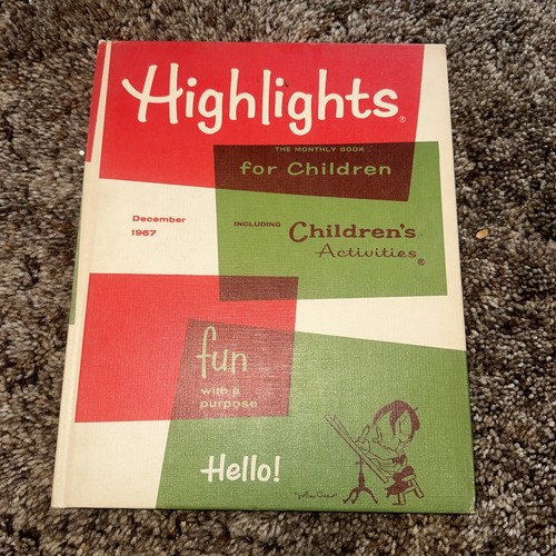 HIGHLIGHTS FOR CHILDREN December 1967 Hardback Volume 22 Number 10
