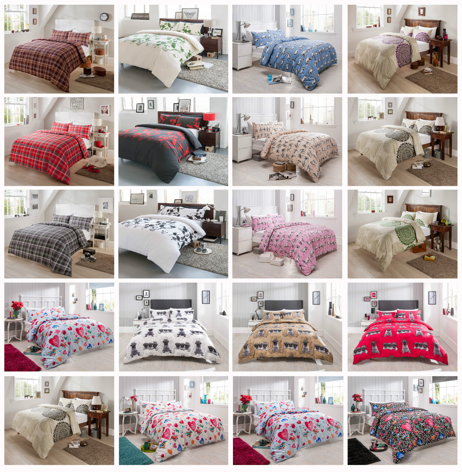 Duvet Cover Set \u0026 Pillow Cases, Olivia 