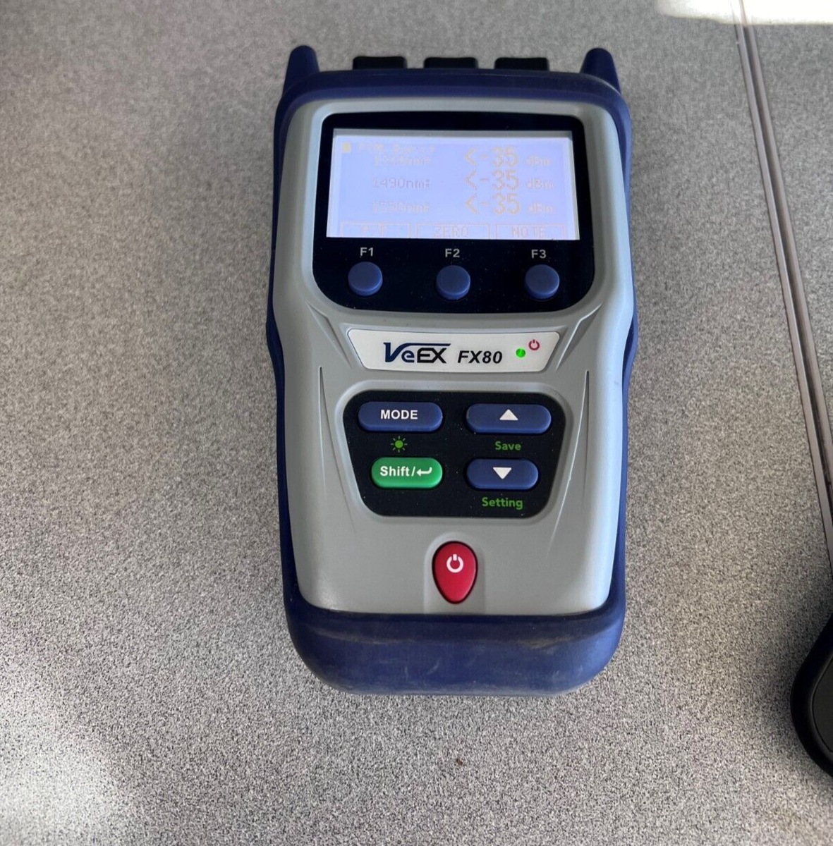 VeEX FX80 1G EPON/GPON Optical Power Meter 1310/1490/1550 nm VeEX FX80 1G EPON/GPON Optical Power Meter 1310/1490/1550 nm