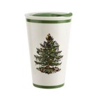 Spode Christmas Tree Porcelain Travel Mug With Lid 230ml / 8oz