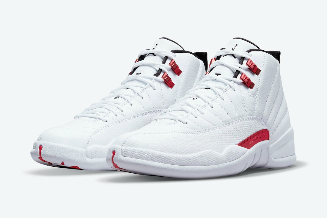 Jordan CT8013-106 9.5 US ホワイト/レッド Air Jordan 12 Retro CT8013 106 White/Black-University Red