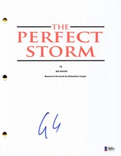 GEORGE CLOONEY SIGNED AUTOGRAPH THE PERFECT STORM FULL SCRIPT BECKETT BAS