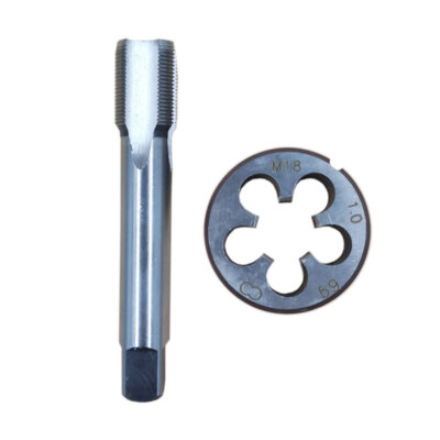 US Stock HSS M18 x 1mm Tap & M18 x 1.0mm Die Metric Thread Right Hand
