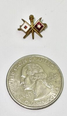 Signal Core Pin Vintage WWII US Army Signal Corps Insignia Collar Pin | eBay