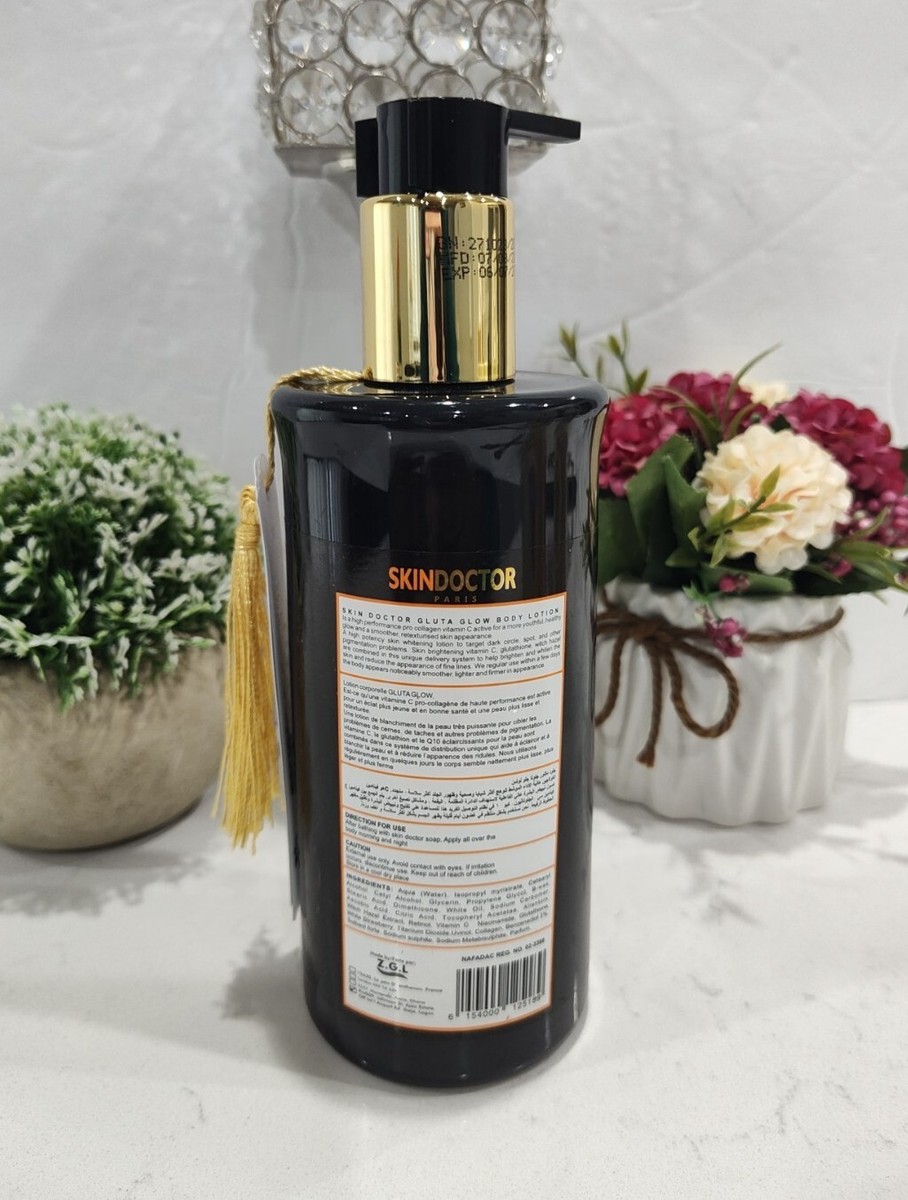 original skin Doctor paris Gluta Glow intense lightening body milk 400ml