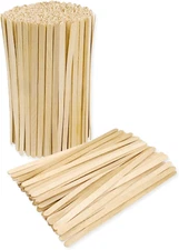 5.5Inch Wooden Coffee Stirrers, 500 Count Disposable Stir Sticks for Coffee & Co