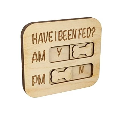 JennyGems Dog Feeding Reminder Magnet, Have I Been Fed, Dog Feeding Magnet