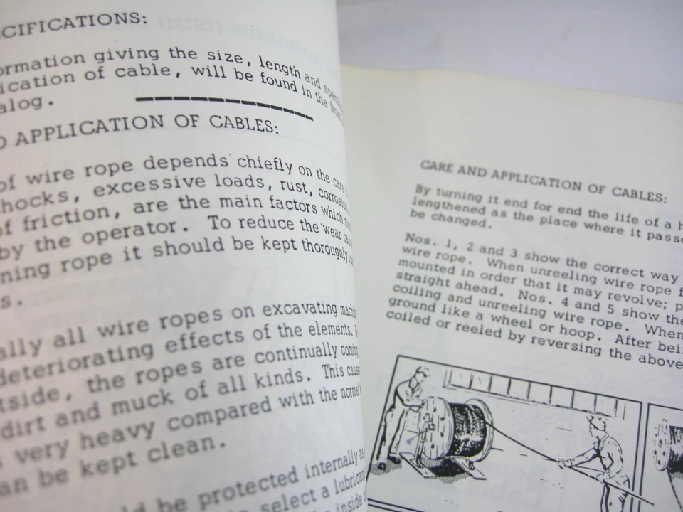 Libro manual de mantenimiento del operador del camión grúa sobre orugas CLARK Lima 34 44 54 55 Foto 3 de 4