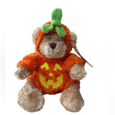 NWT VTG 2012 Animal Adventure 8  Halloween Brown Teddy Bear Pumpkin Costume