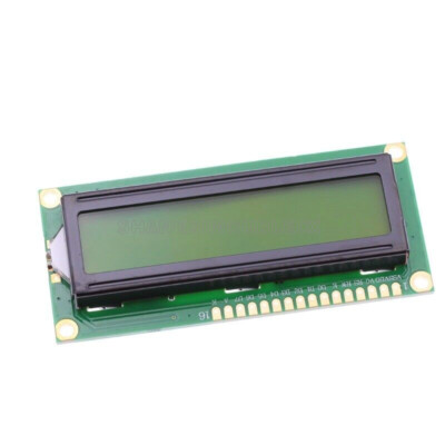 1602 162 16x2 Character LCD Display Module HD44780 Controller Yellow Blacklight