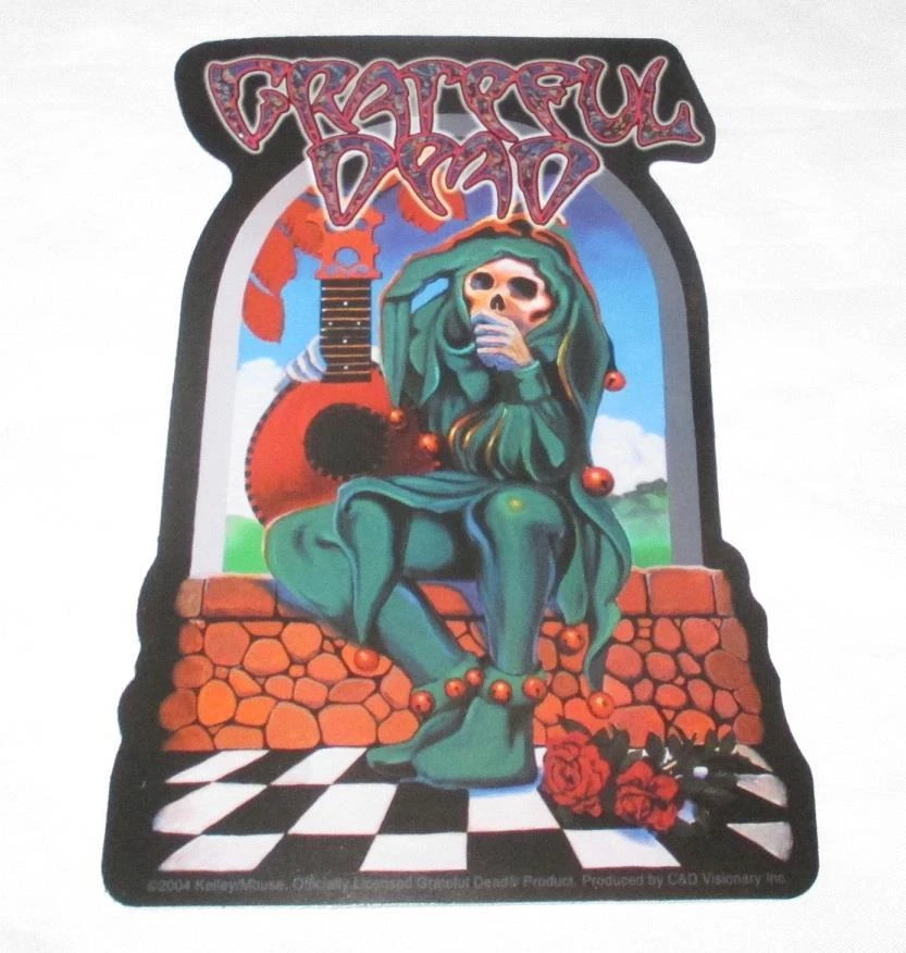C&D VISIONARY Grateful Dead Jester Die Cut Sticker Decal Rock