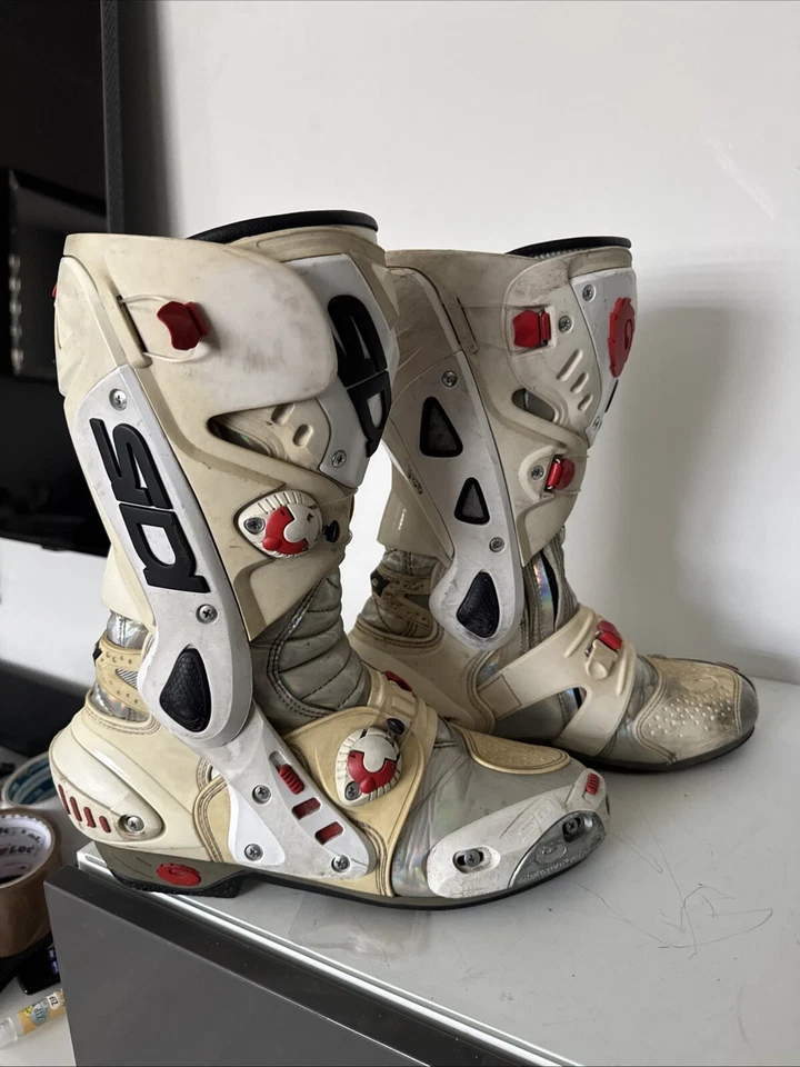 Botas de moto Sidi Vortice talla Uk 7 Eu 41 moto de carreras Foto 3 de 4