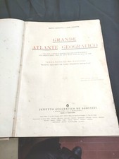 Grande Atlante Geografico,Baratta E Visintin 1927