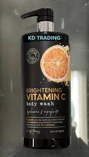 BOTANICAL SPA THERAPY BRIGHTENING VITAMIN C BODY WASH Hyaluronic Superfruit 32oz