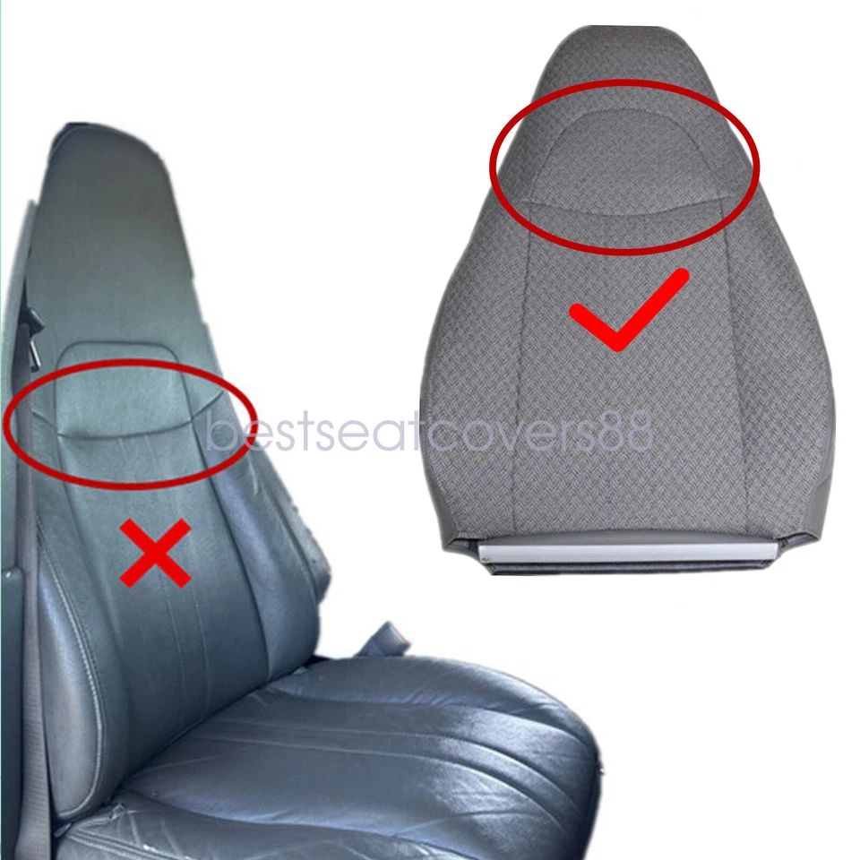Funda de asiento de tela y cojín de espuma para Chevy Express y GMC Savana 03-14 ambos lados Foto 2 de 4