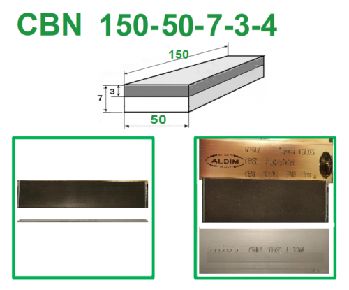 CBN sharpening stones 150x50 mm /6''x2'', combined bond, any grain size, Poltava - Afbeelding 1 van 12