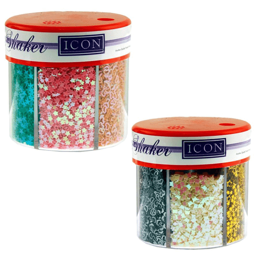 Glitter Shaker Pots Sprinkler Tub Kids Art Children Crafts Pastel Colour Decor - 第 1/10 張圖片