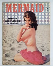 Mermaid 1958 V1#2 Jackie Hilton, Lee Fisher 68pgs Garden Of Eve Pinup Magazine 