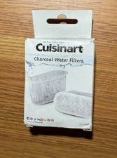 (3) Genuine Cuisinart Charcoal WATER FILTERS (DCC-RWF) w/Bonus Filter = 3 Total