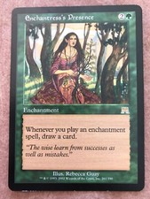 Enchantress's Presence X (1)  Excellent/Near Mint MTG Onslaught Magic