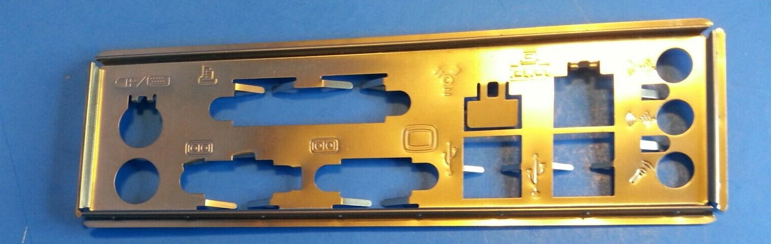 PS/2 RJ45/Firewire mATX/ATX Motherboard Rear I/O Plate Motherboard ...