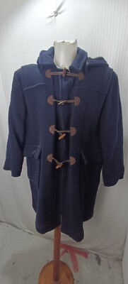Artikel d2649 Herren Mantel Cacharel blau, Gr. M, Achseln 61cm, Schultern 52cm,