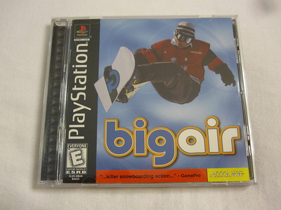 Big Air (PlayStation PS1) Black Label Game Complete Excellent!