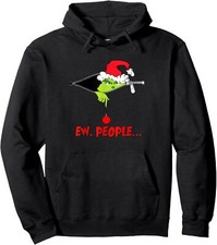 Ew... People Funny Christmas Pajama Theme Matching Unisex Hooded Sweatshirt